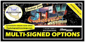 (STLV25) AUTOGRAPH PRE-ORDER - MULTI-SIGNED ENTERPRISE & LOWER DECKS SIGNED 8X10s