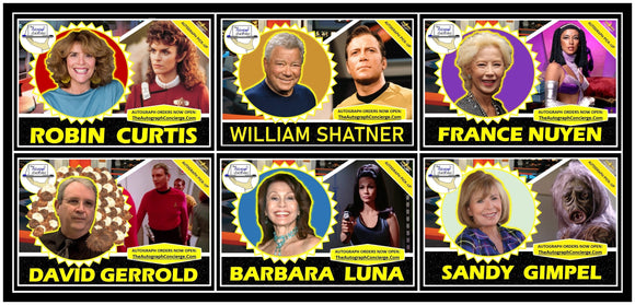 (TICON) AUTOGRAPH PRE-ORDER - WILLIAM SHATNER & OTHERS Dual-Signed 8X10 & Send-In