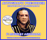 (STLV26) AUTOGRAPH PRE-ORDER - F. MURRAY ABRAHAM 8X10 & Send-In
