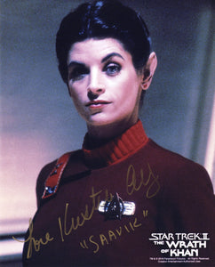 Kirstie Alley Signed 8x10 - Star Trek Autograph