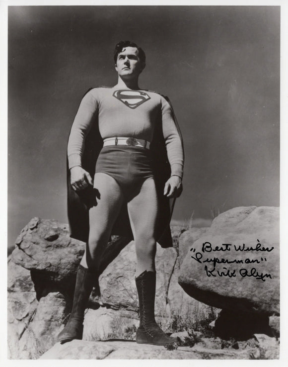 Kirk Alyn Signed 8x10 - 1st Superman Autograph #1