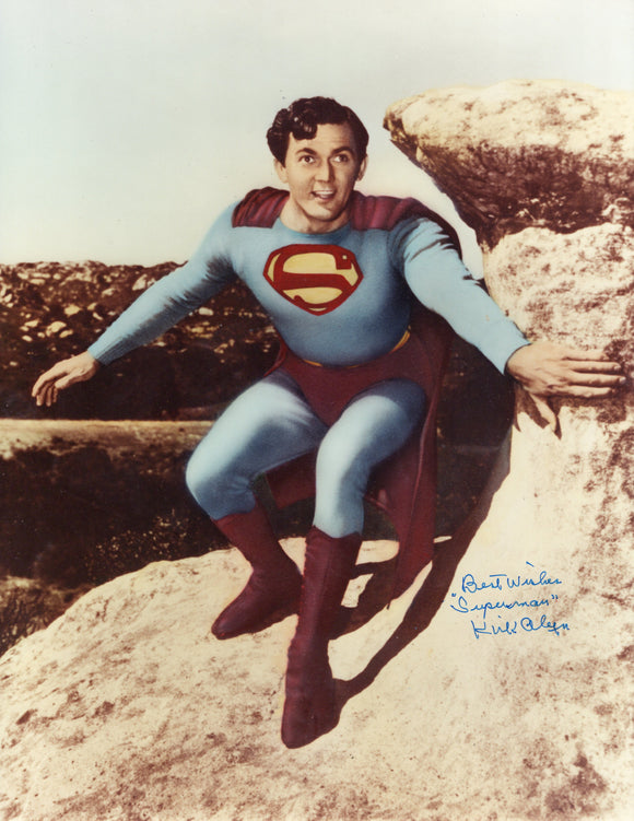 Kirk Alyn Signed 11x14 - 1st Superman Autograph #4