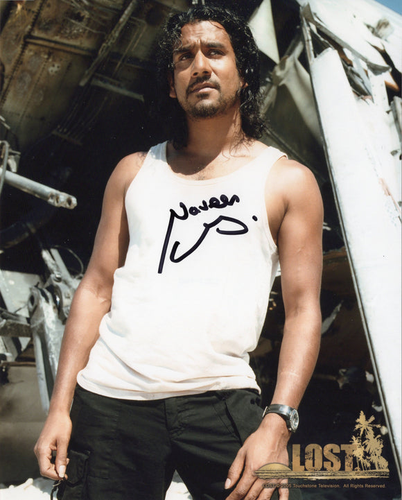 Naveen Andrews Signed 8x10 - 'Lost' Autograph