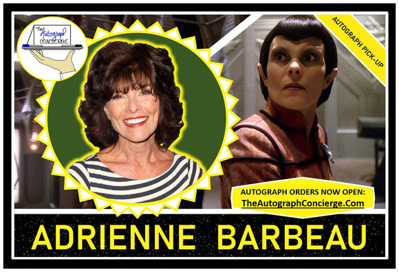 (STLV25) AUTOGRAPH PRE-ORDER - ADRIENNE BARBEAU 8X10 & Send-In