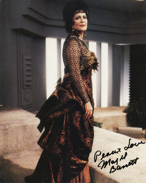 Majel Barrett Signed 8x10 - Star Trek Autograph #5