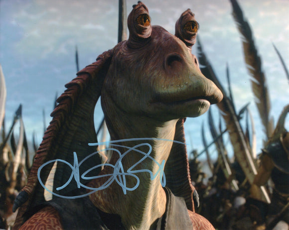 Ahmed Best Signed 8x10 - Star Wars Autograph #2