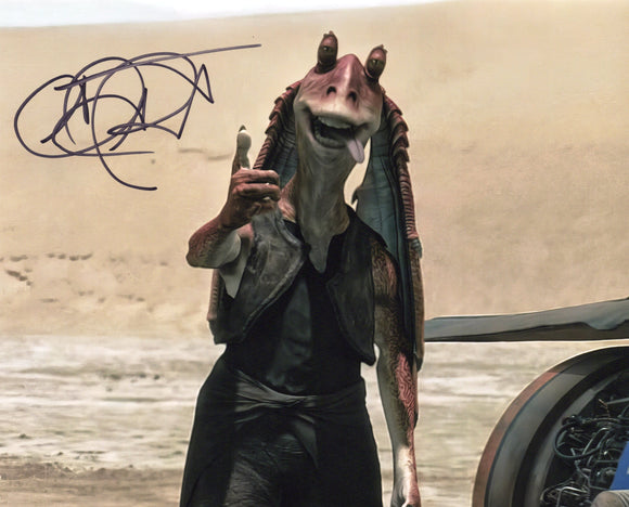 Ahmed Best Signed 8x10 - Star Wars Autograph #1