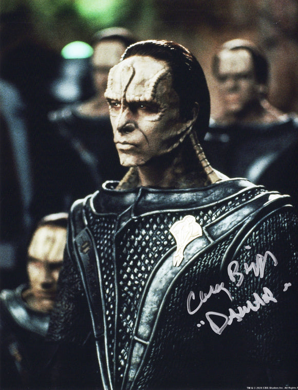 Casey Biggs Signed 8x10 - Star Trek Autograph #3