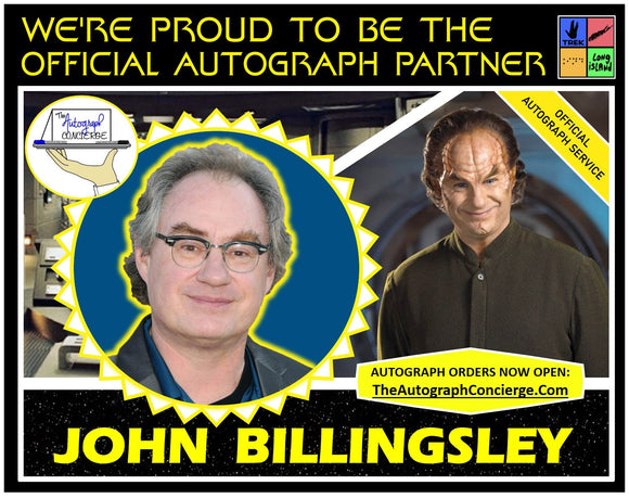 (TLI) OFFICIAL AUTOGRAPH PRE-ORDER - JOHN BILLINGSLEY
