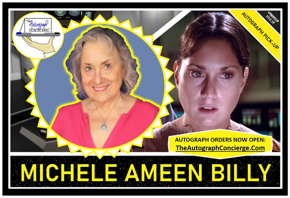 (STLV25) AUTOGRAPH PRE-ORDER - MICHELE AMEEN BILLY 8X10 & Send-In