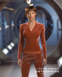 Jolene Blalock Signed 8x10 - Star Trek Autograph #1