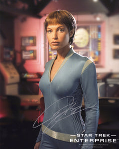 Jolene Blalock Signed 8x10 - Star Trek Autograph #3