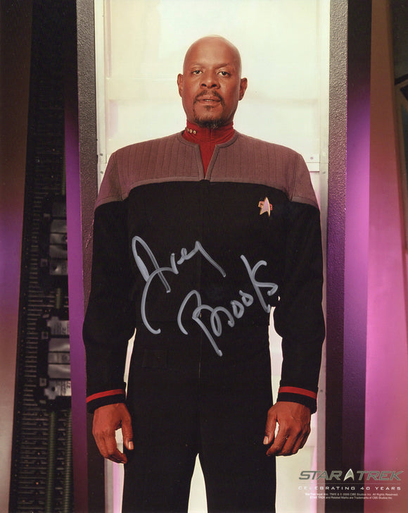 Avery Brooks Signed 8x10 - Star Trek Autograph #2