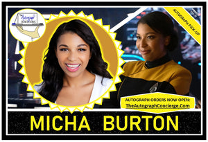 (STLV25) AUTOGRAPH PRE-ORDER - MICA BURTON 8X10 & Send-In