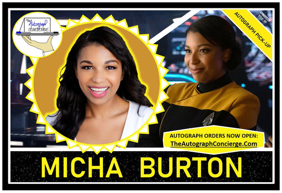 (STLV25) AUTOGRAPH PRE-ORDER - MICA BURTON 8X10 & Send-In