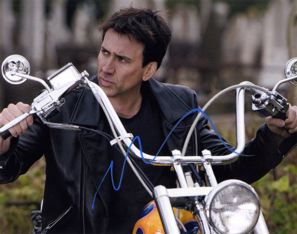 Nicholas Cage Signed 11x14 - Ghost Rider Autograph #2