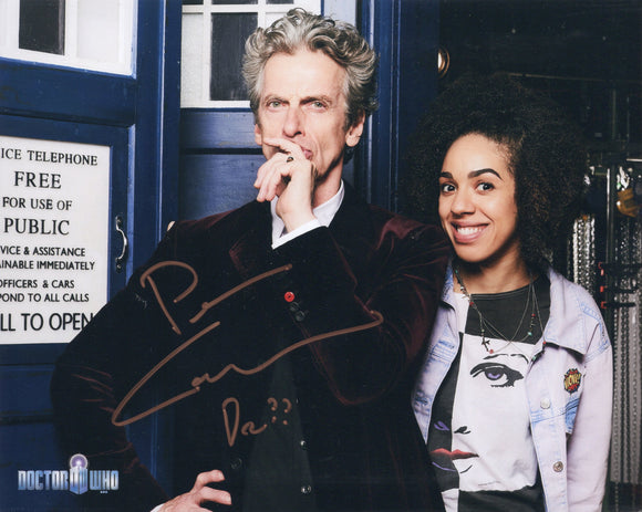 Peter Capaldi Signed 8x10 - Dr. Who Autograph #2
