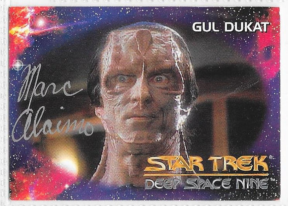 Marc Alaimo SIGNED Trading Card - Star Trek Autograph