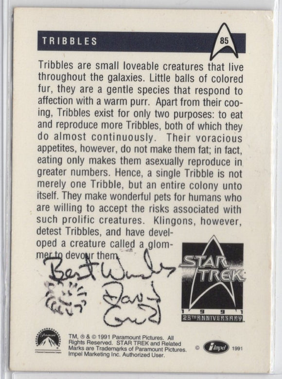 David Gerrold SIGNED Trading Card - Star Trek Autograph