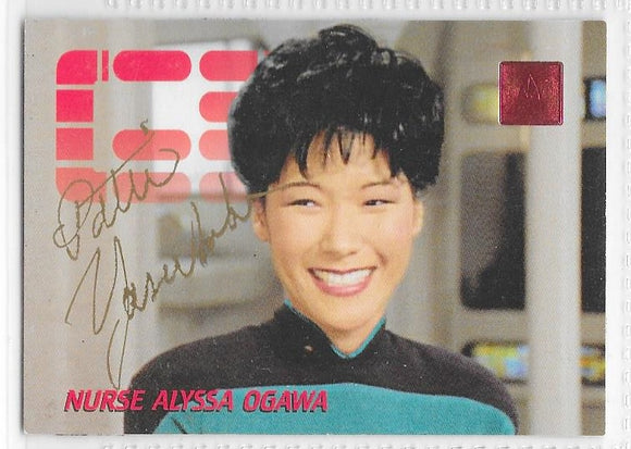 Patti Yasutake SIGNED Trading Card - Star Trek Autograph