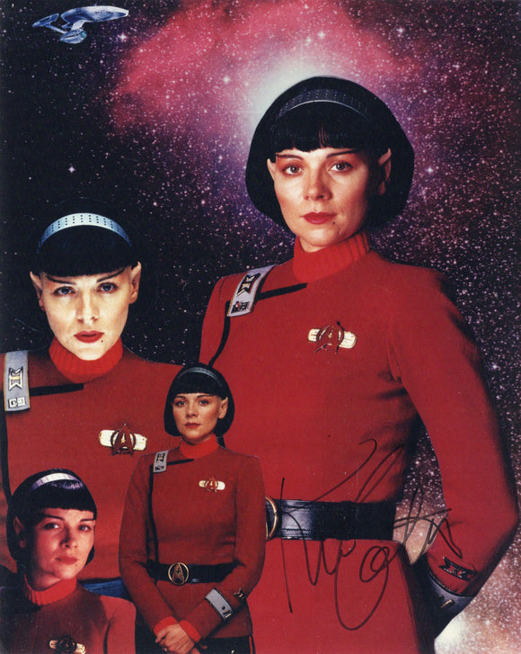 Kim Catrall Signed 8x10 - Star Trek Autograph