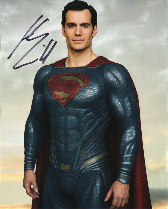Henry Cavill Signed 8x10 - Superman Autograph #2