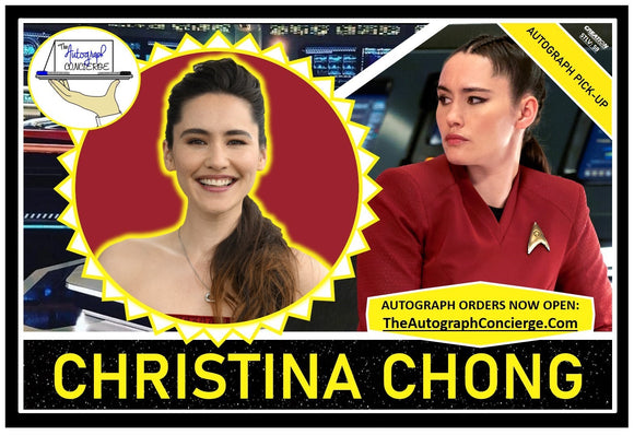 (STLV25) AUTOGRAPH PRE-ORDER - CHRISTINA CHONG 8X10 & Send-In