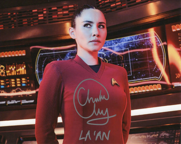 Christina Chong Signed 8x10 - Star Trek Autograph