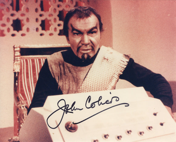 *VERY RARE* John Colicos Signed 8x10 - Star Trek Autograph
