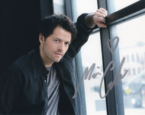 Misha Collins Signed 8x10 - Supernatural Autograph #3