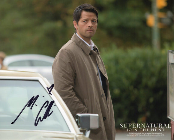 Misha Collins Signed 8x10 - Supernatural Autograph #1