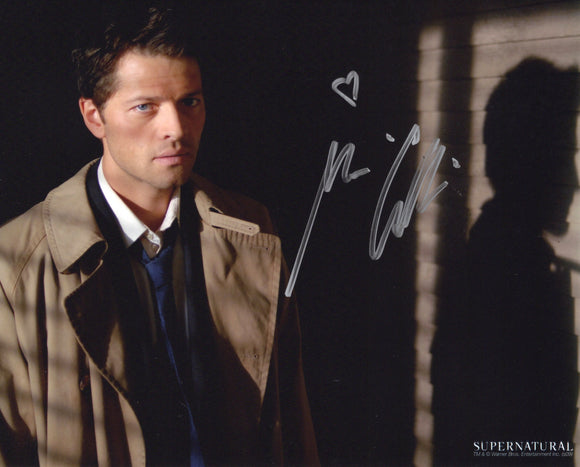 Misha Collins Signed 8x10 - Supernatural Autograph #2