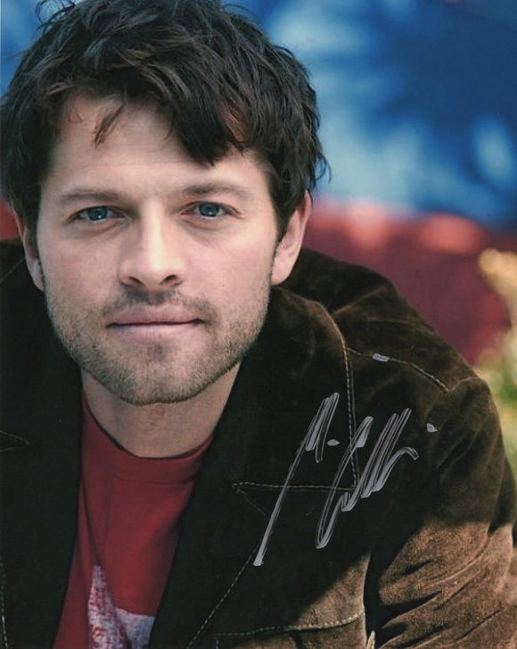 Misha Collins Signed 8x10 - Supernatural Autograph #4