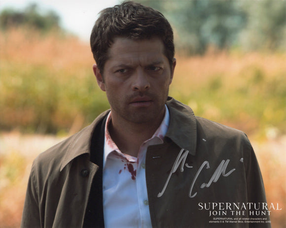 Misha Collins Signed 8x10 - Supernatural Autograph