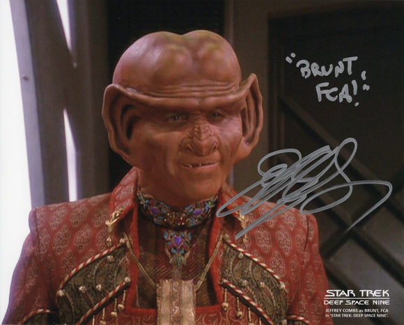 Jeffrey Combs Signed 8x10 - Star Trek Autograph #1