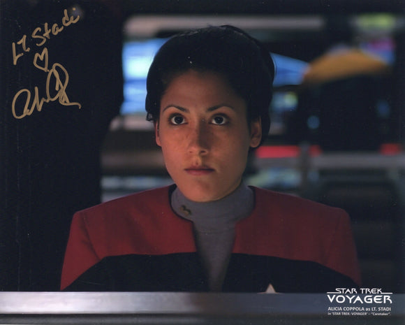 Alicia Coppola Signed 8x10 - Star Trek Autograph #1