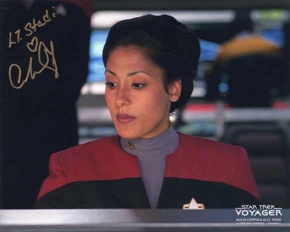 Alicia Coppola Signed 8x10 - Star Trek Autograph #2