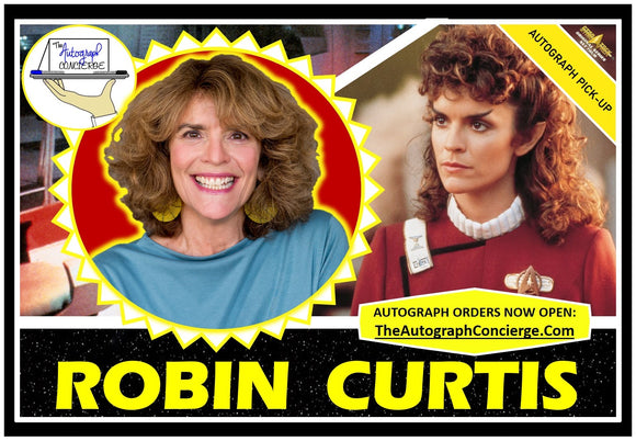 (TICON) AUTOGRAPH PRE-ORDER - ROBIN CURTIS 8X10 & Send-In