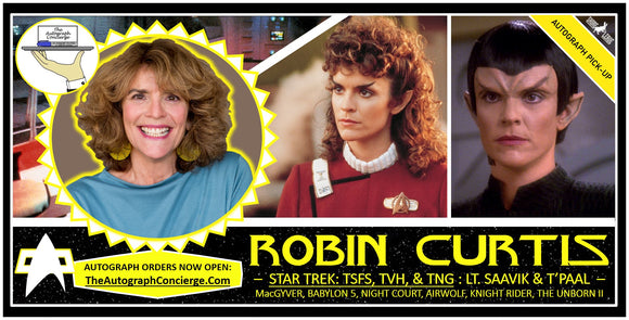 PRE-ORDER - ROBIN CURTIS Autograph - 8x10 & Send-In Consignments