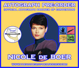 (TLI) OFFICIAL AUTOGRAPH PRE-ORDER - NICOLE de BOER 8X10 & SEND-IN