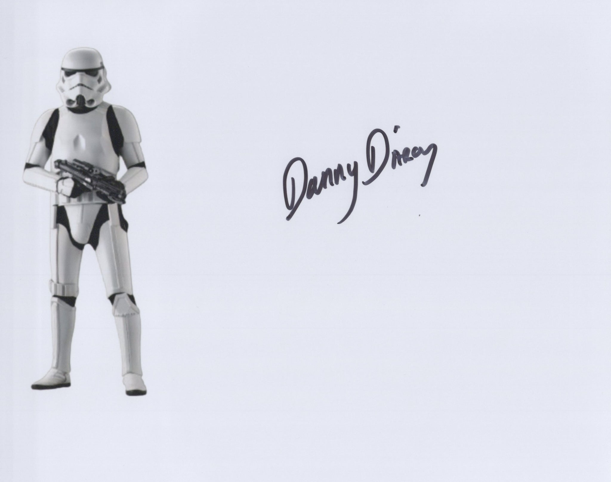 Sign Danny Danny D'Arcy Signed 8x10 - Star Wars Autograph #4 – The Autograph Concierge