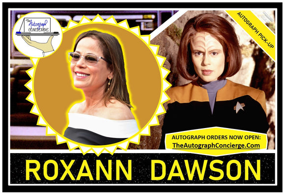 (STLV25) AUTOGRAPH PRE-ORDER - ROXANN DAWSON 8X10 & Send-In