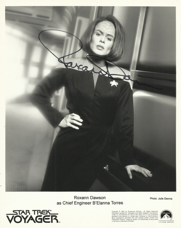 Roxann Dawson Signed 8x10 - Star Trek Autograph #1