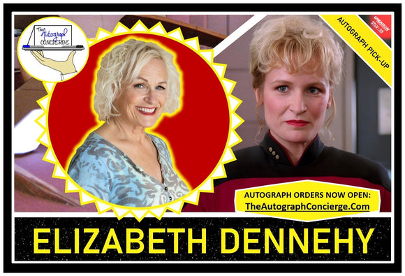 (STLV25) AUTOGRAPH PRE-ORDER - ELIZABETH DENNEHY 8X10 & Send-In