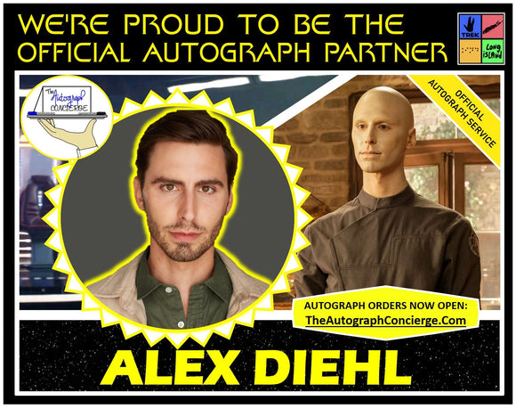(TLI) OFFICIAL AUTOGRAPH PRE-ORDER - ALEX DIEHL