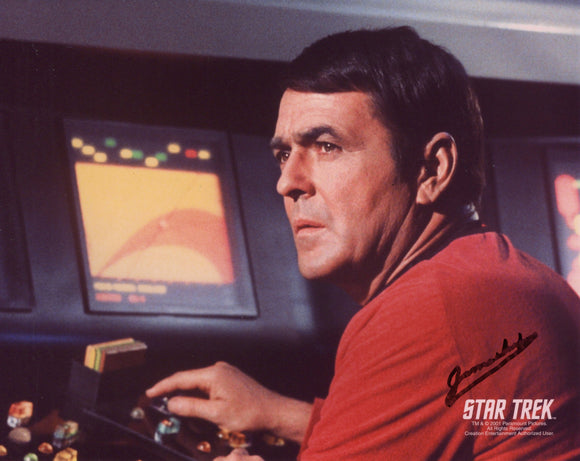 James Doohan Signed 8x10 - Star Trek Autograph #3