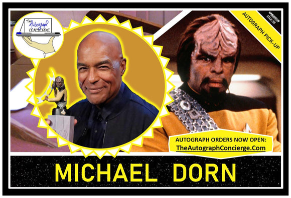 (STLV25) AUTOGRAPH PRE-ORDER - MICHAEL DORN 8X10 & Send-In