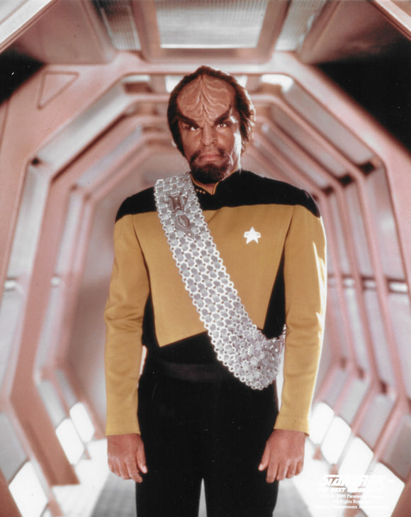 UNSIGNED Licensed 8x10 Photo - Star Trek: TNG - Michael Dorn as Lt. Worf #2