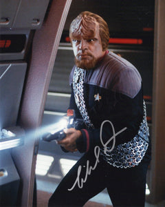 Michael Dorn Signed 8x10 - Star Trek Autograph #7