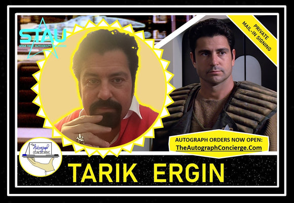 (STAU) AUTOGRAPH PRE-ORDER - TARIK ERGIN Mail-In SIGNING